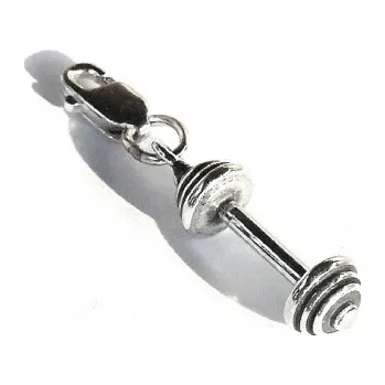 Šperk Stříbrný přívěsek čínka ,karabina - P341kar (Stříbrná čínka s karabinou)