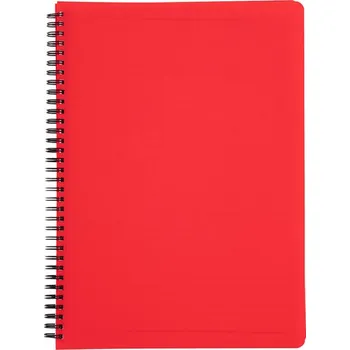 Blok Blok kroužkový CLASSIC - A5 / linka / červená