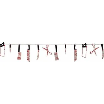 Amscan Girlanda - Krvavé zbraně