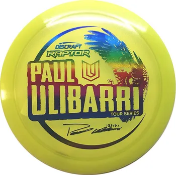 Discraft Raptor Z Line Metallic Paul Ulibary Team Series 2021 (Speed 9, Glide 4, Turn 0, Fade 3)