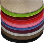 Eton koberce na schody Eton černý 24 x 65 cm půlkruh