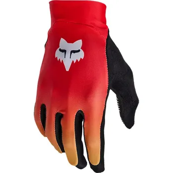 Cyklistické kalhoty Pánské cyklistické rukavice Fox Flexair Race Glove Fluorescent Red