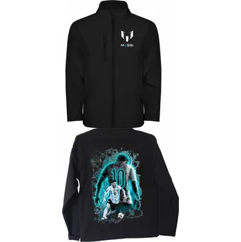 Chlapecká bunda Softshellová bunda Lionel Messi Color Barva: černá, Velikost: 4XL