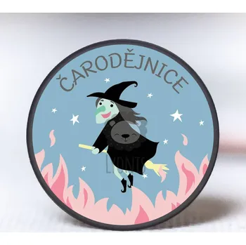 Dekorativní magnet Čarodějnice