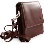 Malý hnědý kožený pánský crossbag 215-2189-40 + doprava zdarma