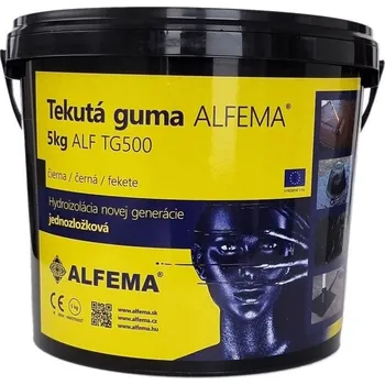 Stavebniny Tekutá guma ALFEMA TG500 hnědá 5 kg (hydroizolace Tekutá guma)