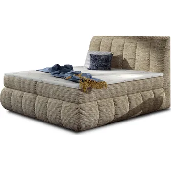 Postel Kontinentální postel Boxspring RAVIOLI cappucino