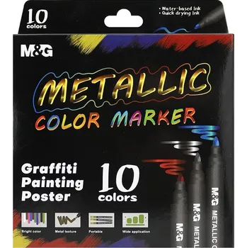 M&G Metalické fixy M&G, 10ks