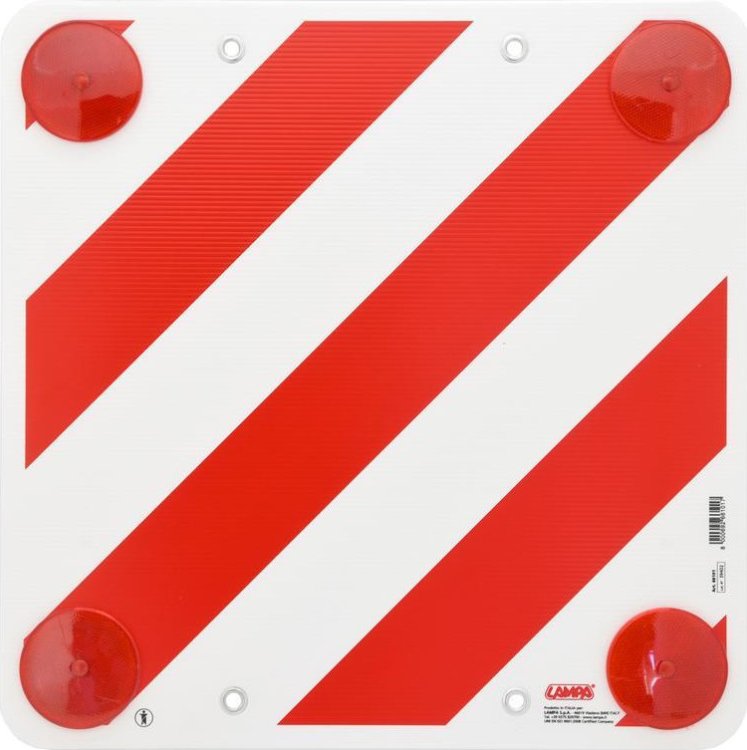 Lampa Výstražná cedule 50 x 50cm (pro celou EU kromě Itálie a Španělska)
