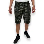 Tovta Pánské maskáčové nadměrné teplákové kraťasy 01 Barva: Vojenská, Velikost: 4XL