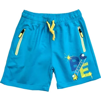 Chlapecké kraťasy Kugo TM8243 - tyrkysově modrá Barva: Tyrkysově modrá, Velikost: 134