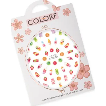 Nailee Samolepky barevné zmrzlina Colorf CA-073