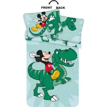 Povlečení Bavlněné povlečení Mickey Dino baby 100x135