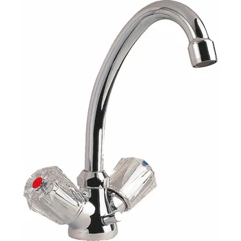 Vodovodní baterie SCHÜTTE kuchyňská baterie BRILLANT, kuchyňská baterie s otočnou výpustí, kuchyňská baterie, chrom | 57500