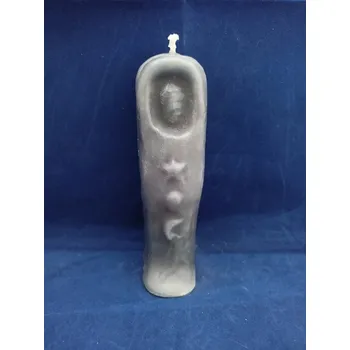 Svíčka Svíčka figurální Mumie šedá