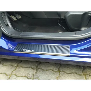 Tuning Prahové lišty Peugeot 308 II 2013- • nerez s karbonem • Alu-Frost