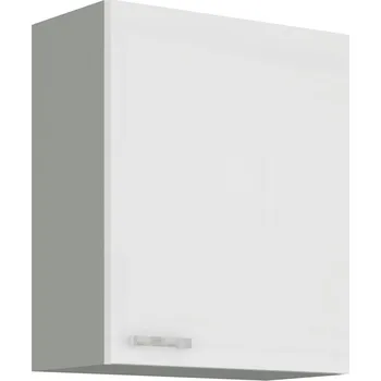 FALCO Kuchyňská skříňka Bolzano 60-G-72-1F-bílý lesk/šedá