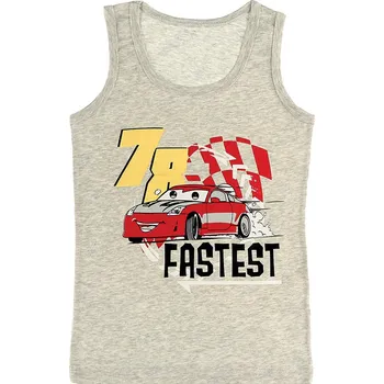 Nátělník EVONA a.s. Chlapecký nátělník se širokými ramínky D sv.šedá 2 - TILKO CHL D SV.ŠEDÁ 2 134