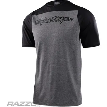 cyklistický dres Dres na kolo TroyLeeDesigns Skyline SS Jersey Signature Heather Black 2024 XXL