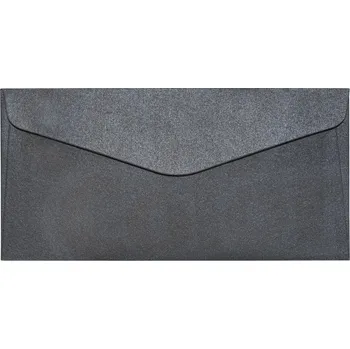 Obálka Dopisní obálka Pearl DL, černý metalický povrch 150g/m2