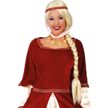 Karnevalová paruka Guirca Paruka s copy - blond