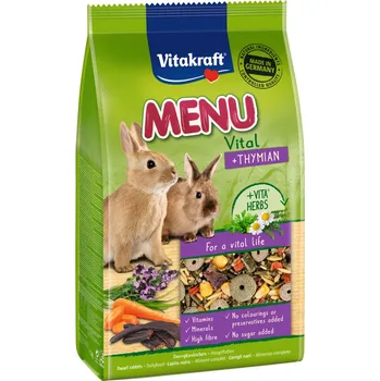 Pro hlodavce Vitakraft Menu Thymian králík 1kg