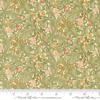 Moda William Morris MEADOW 8374-11 vícebarevná bavlněná látka patchwork