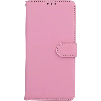 Pouzdro na mobilní telefon Pouzdro Xiaomi Redmi Note 12 5G knížkové světle růžové s přezkou (kryt neboli obal na Xiaomi Redmi Note 12 5G)
