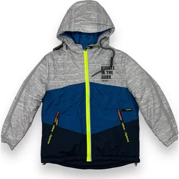 Dívčí bunda Nice Classic Chlapecká modrá zimní bunda 06 Barva: Modrá, Velikost: 146