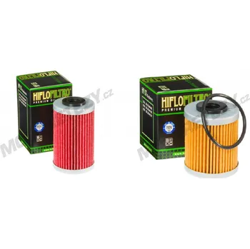 Filtr pro motocykl Sada (2ks) olejových filtrů HIFLO KTM 520 EXC rok 00-02