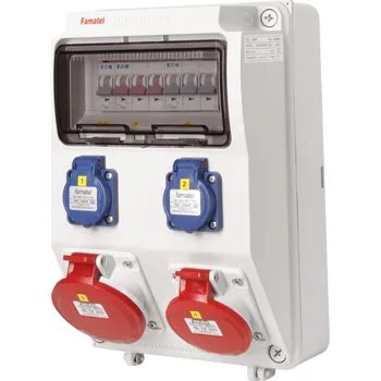 modulární přístroj a rozvaděč v3852 - ZSF20101000.0 /3958 Zásuvková skříň IP44 jištěná bez chrániče