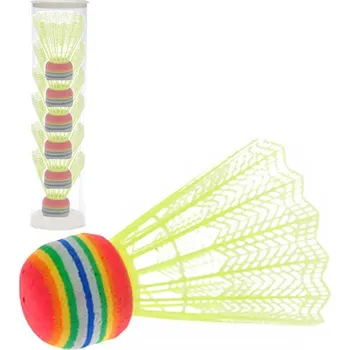 Badminton Košíčky na badminton žluté 2-Play set míčky 6ks v tubě
