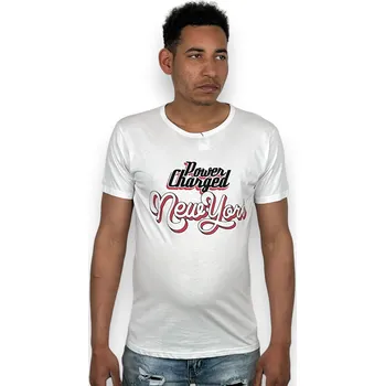 Pánské tričko Dantony Pánské bílé tričko s krátkým rukávem 02 Barva: Bílá, Velikost: XL