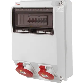 modulární přístroj a rozvaděč v041 - ZSF00101000.0 /3959 Zásuvková skříň IP44 jištěná bez chrániče