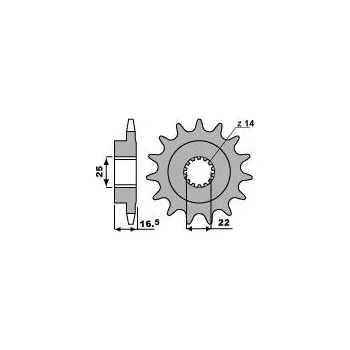 Řetězová sada pro motocykl CHT rozeta 2114 15 DUCATI 796/820/821/848/992/998/999 1000 1100 (JTF741.15) (řetěz 525) (CHT rozeta 2114 15 DUCATI 796/820/821/848/992/998/999 1000 1100 (JTF741.15) (řetěz 525))