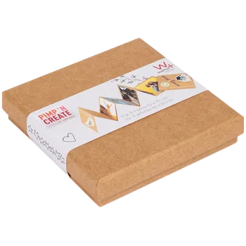 Fotoalbum Walther LePorello 10x10 cm brown