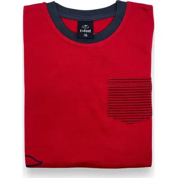 N-feel Chlapecké pyžama s krátkým rukávem SIMON Barva: Červená, Velikost: 116