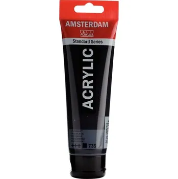 Vodová barva Royal Talens Amsterdam 120 ml, 735 Oxide Black