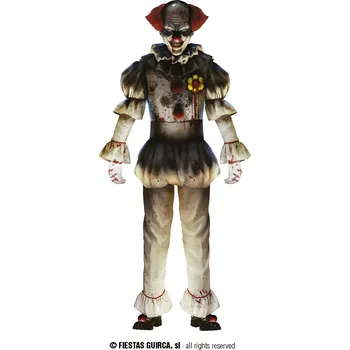 Karnevalový kostým Guirca Papírová dekorace klaun 180 cm