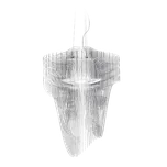 Slamp Závěsné svítidlo ARIA XL, ø90cm Barva: Transparentní