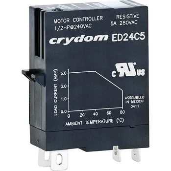 Relé Crydom polovodičové relé ED24D5R 5 A Spínací napětí (max.): 280 V/AC okamžité spínání 1 ks