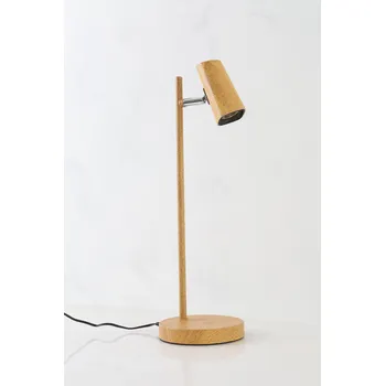 Lampička NIPEKO 9900038 Stolní stmívatelná LED lampa, 6W, teplá-studená bílá, 38cm, hnědá