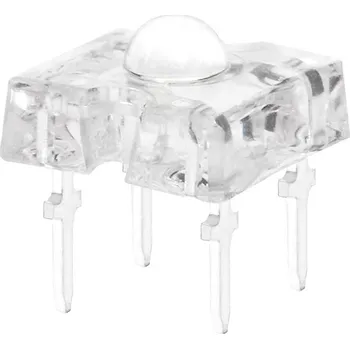 Elektronická součástka LED Dioda Flux 3mm, Bílá, 120°, 5000mcd