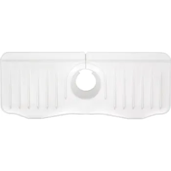 Praktická odkapávací a odkládací podložka pod baterii Barva: Bílá 1