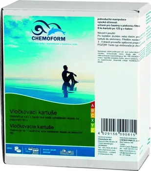 Bazénová chemie Chemoform Vločkovací kartuše 8x 125 g