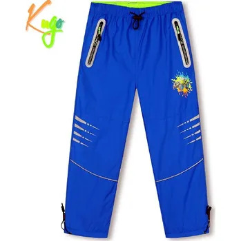 Chlapecké oblečení Chlapecké zateplené šusťákové kalhoty KUGO DK7121, modré