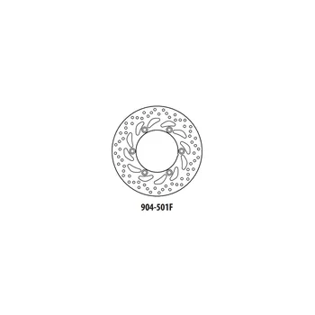 Brzdový kotouč Brzdový kotouč GOLDFREN 904-501F přední 260 mm