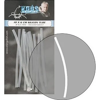 KOÓS - Silikonová trubička Catfish 2,5 mm průsvitná 10 ks