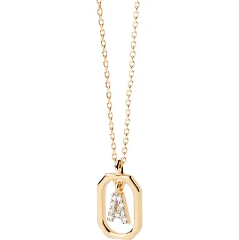 Šperk PDPAOLA Půvabný pozlacený náhrdelník písmeno "A" LETTERS CO01-512-U (řetízek, přívěsek) + 2 měsíce na vrácení zboží