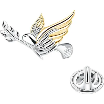 Brož Olivie Stříbrná brož HOLUBICE MÍRU 7496 Ag 925; ≤3,8 g.